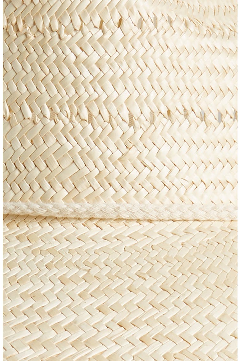 The Vista Straw Hat, Alternate, color, NATURAL / WHITE