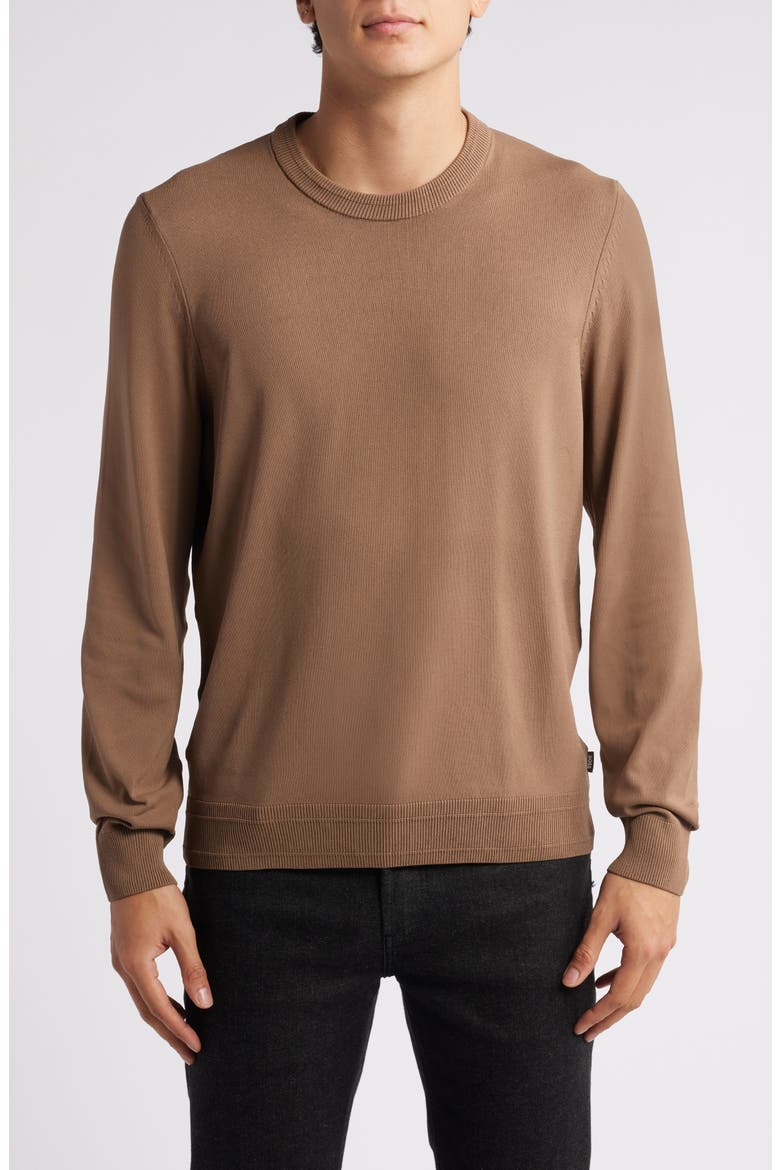 Lope Crewneck Sweater, Main, color, OPEN BEIGE