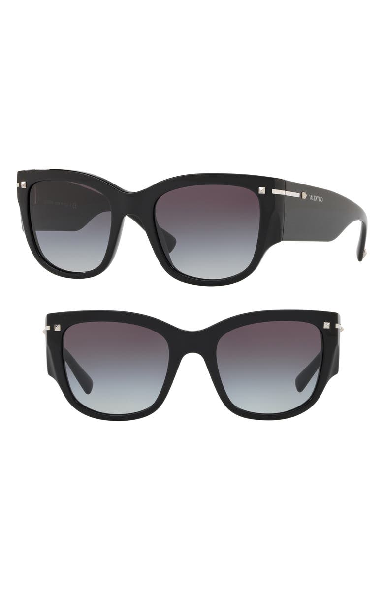 Valentino 51mm Gradient Sunglasses, Main, color,