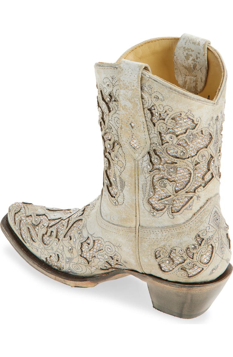 CORRAL Glitter Inlay & Crystal Western Boot, Alternate, color,