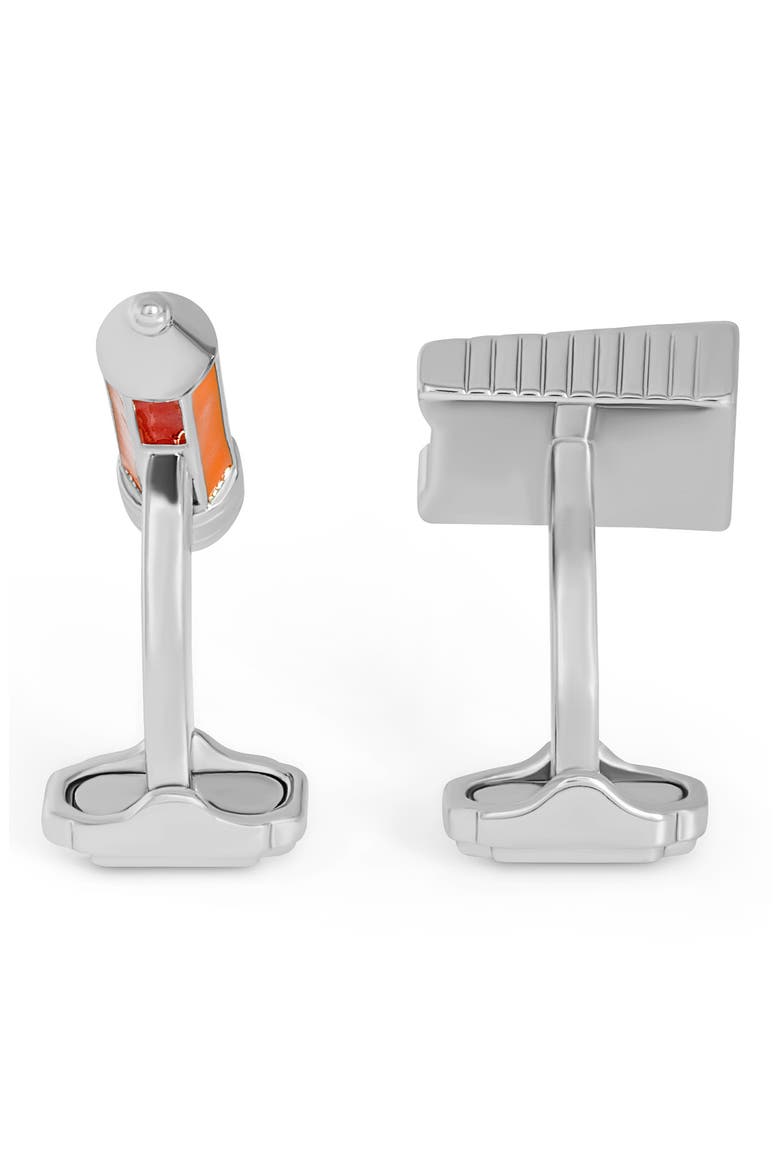 Sketch Cuff Links, Alternate, color, ORANGE