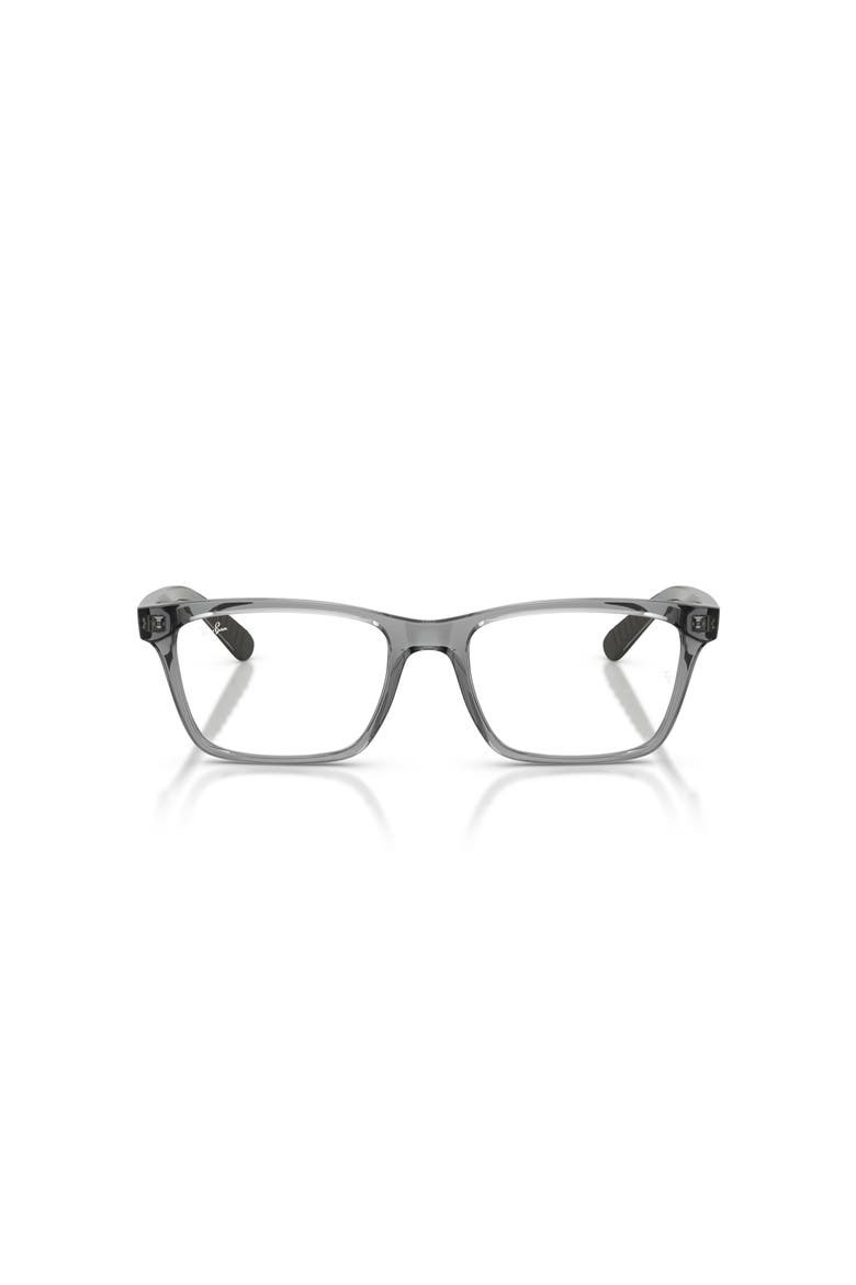 53mm Square optical glasses, Alternate, color, Grey