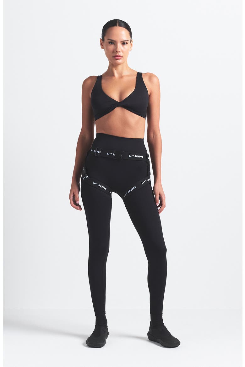 Matte High Waist Leggings, Alternate, color, OBSIDIAN