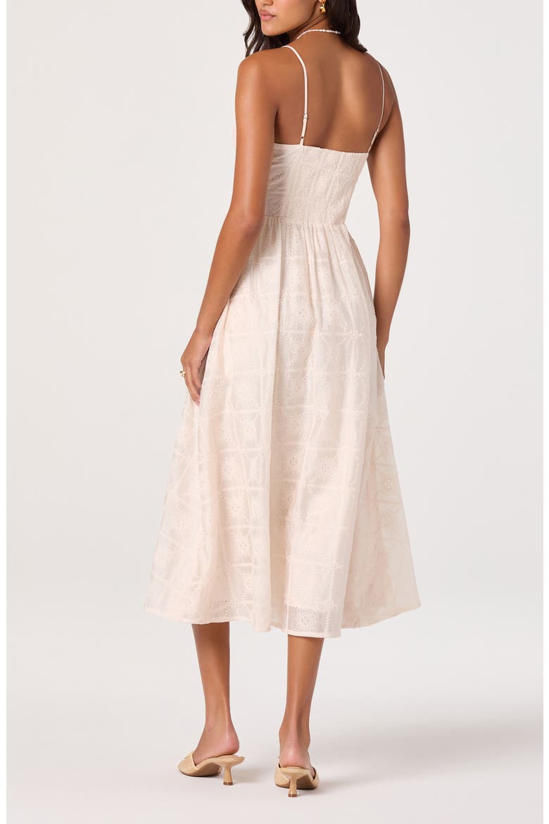 Aubrey Embroidered Sleeveless Maxi Dress, Alternate, color, BLUSH