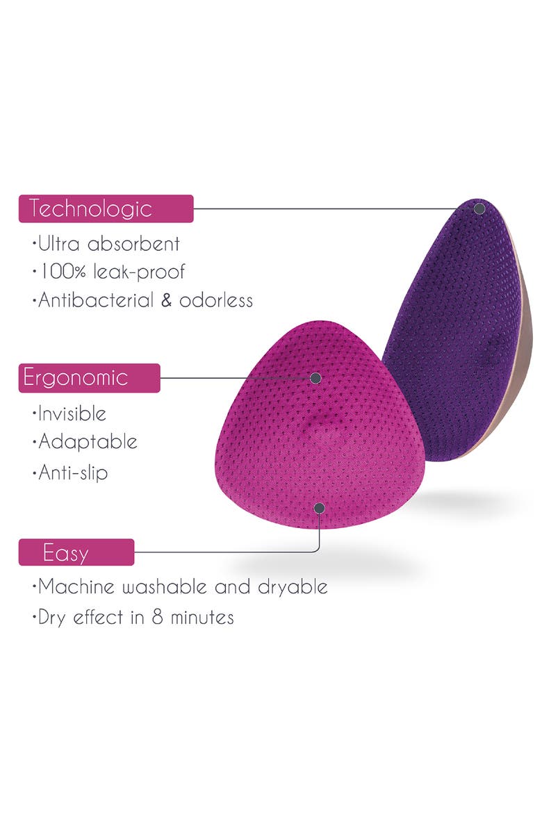 Curve Essential Daytime Nursing Pads, Alternate, color, FUCHSIA