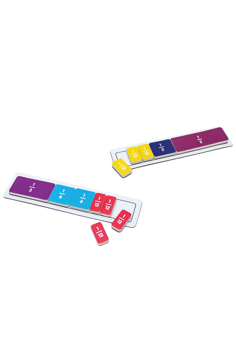 Fraction Bricks Magnetic Activity Learning Set, Alternate, color, Multicolored