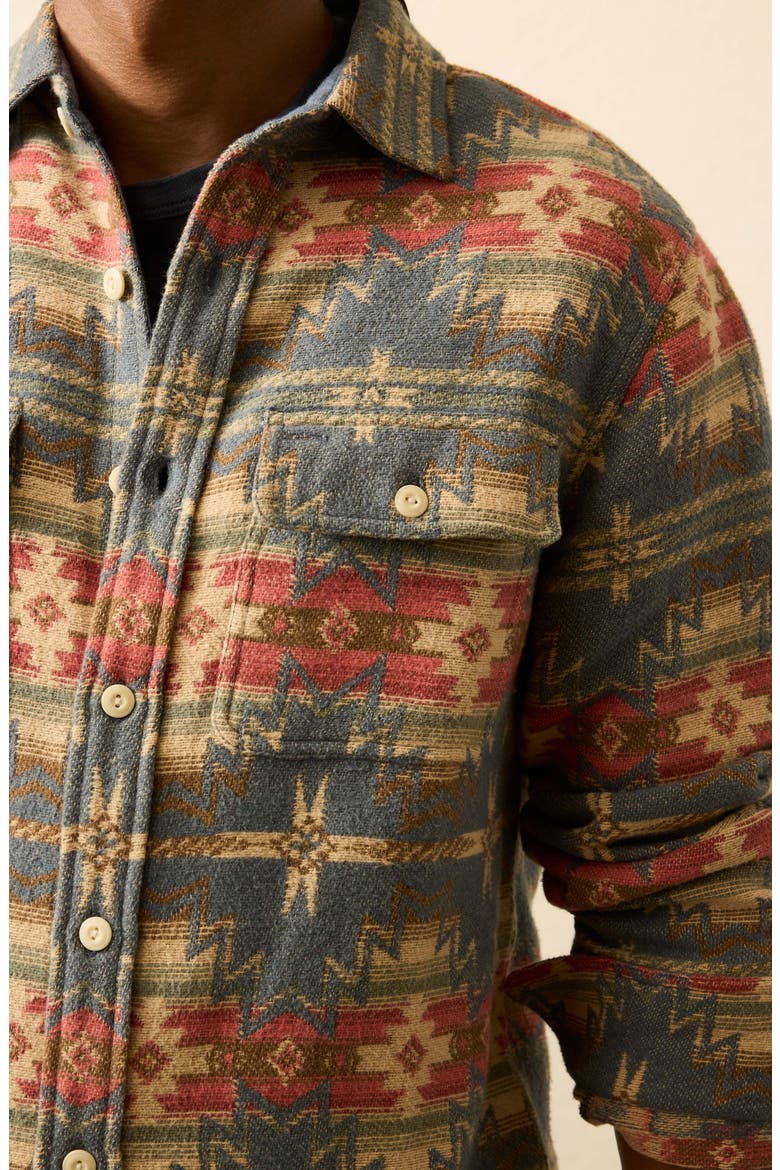 x Doug Good Feather Canyon Organic Cotton Overshirt, Alternate, color, FALL HARVEST