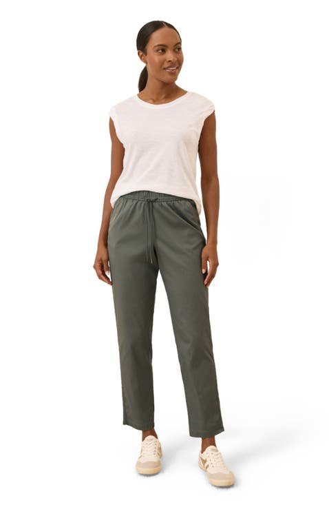 Organic Cotton Daily Twill Drawstring Pant