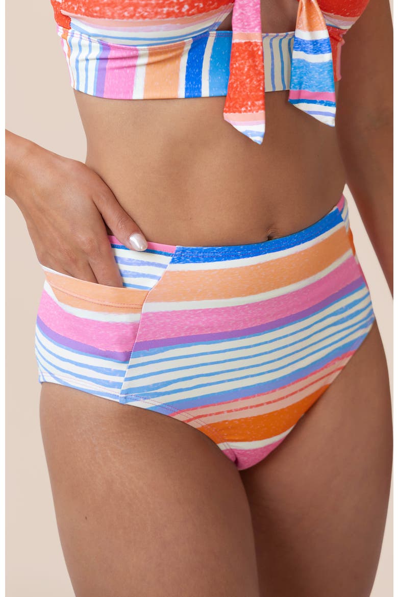 Yoga Pocket Swim Bottom, Alternate, color, Meraki