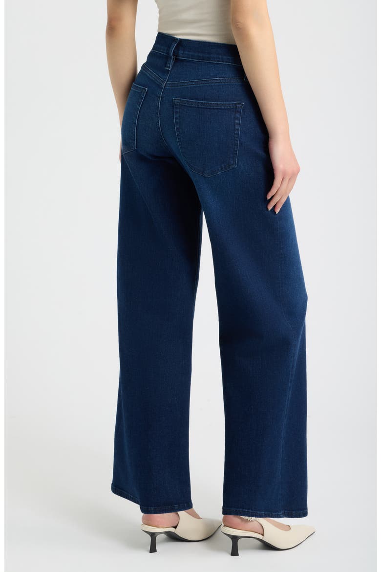Le Slim Palazzo Wide Leg Jeans, Alternate, color, ULTRAVIOLET
