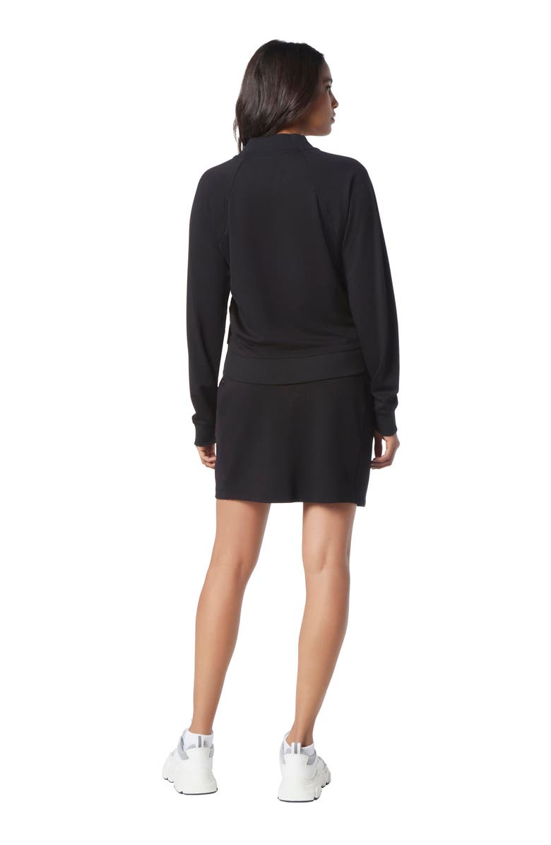 Andrew Marc Sport V-Neck Long Sleeve T-Shirt, Alternate, color, Black