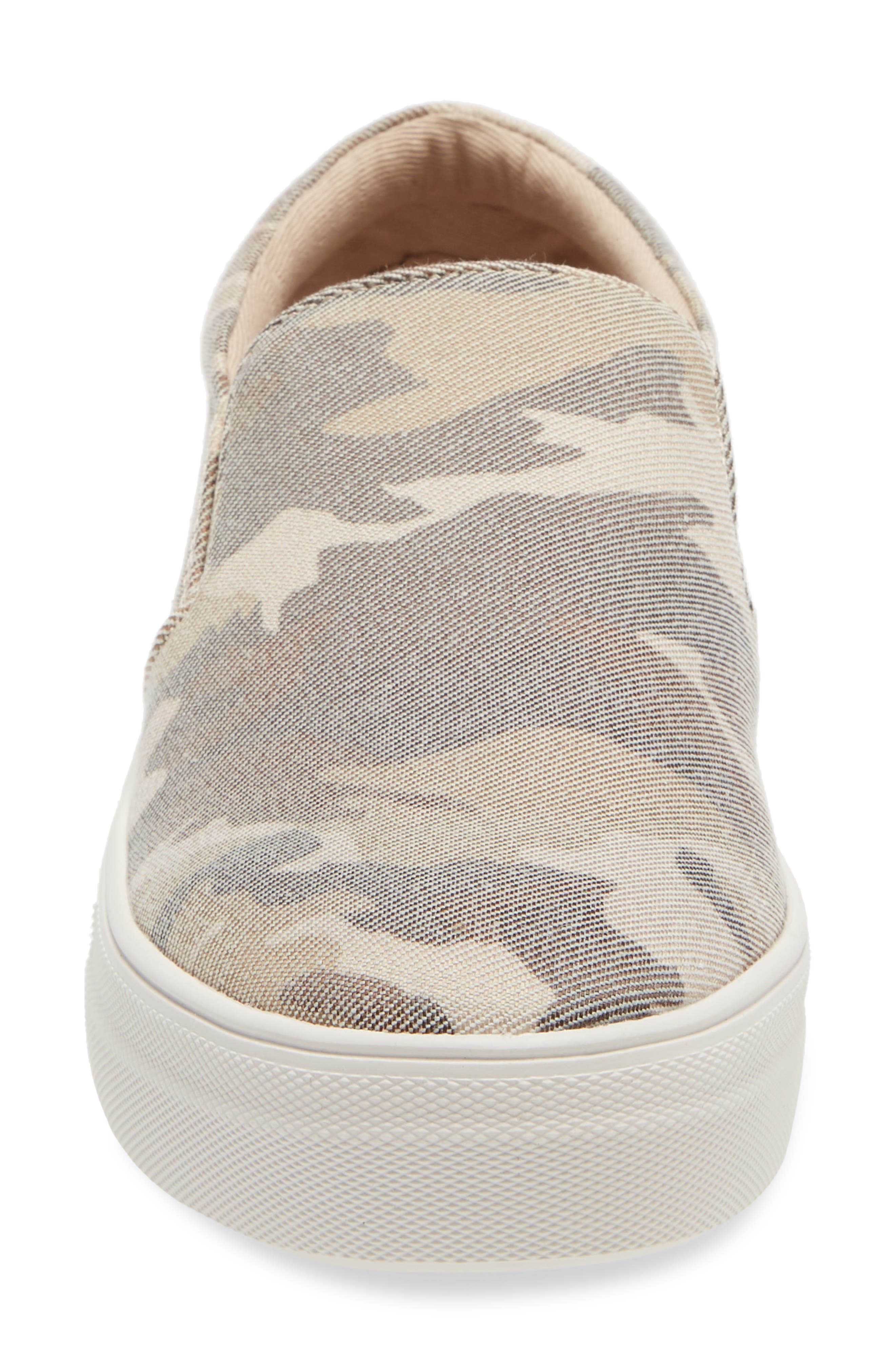 Gills Platform Slip-On Sneaker, Alternate, color, TAN CAMO