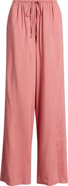 Nordstrom Linen Blend Drawstring Pants