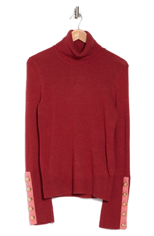Ramy Brook Brianna Metallic Turtleneck Sweater