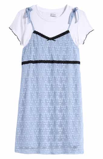 Love, Fire Kids' T-Shirt & Lace Dress Set