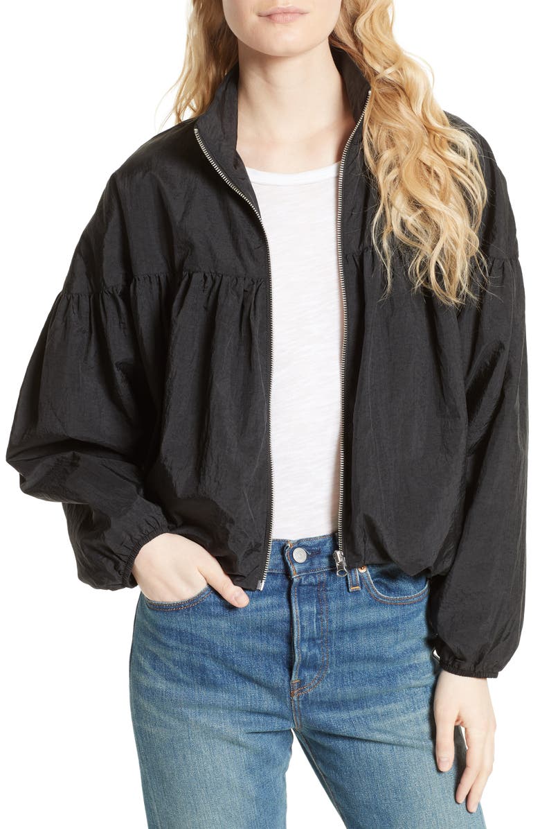 Free People Balloon Bomber Jacket, Main, color,