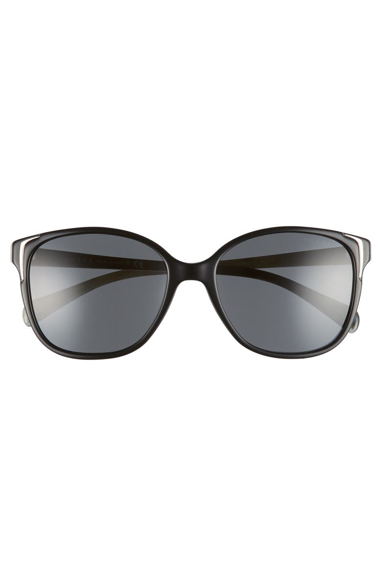 Prada 55mm Cat Eye Sunglasses, Alternate, color,