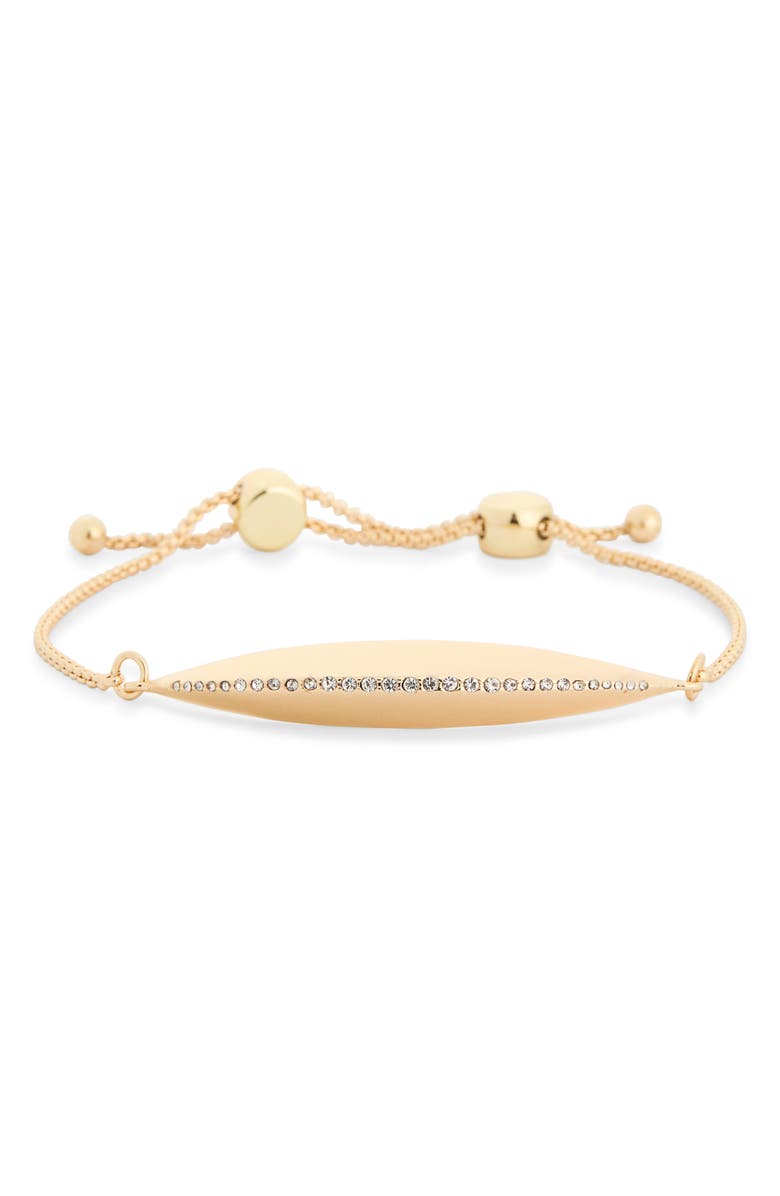 Vince Camuto Crystal Marquise Bar Slider Bracelet, Main, color,