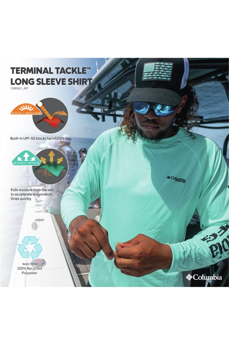 Big & Tall Terminal Tackle Shirt, Alternate, color, PURPLE