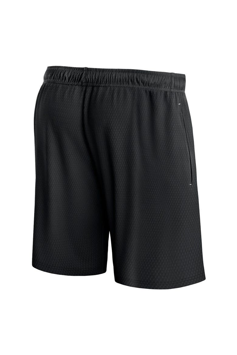 Men's Fanatics Branded Black Brooklyn Nets Post Up Mesh Shorts, Alternate, color, Black