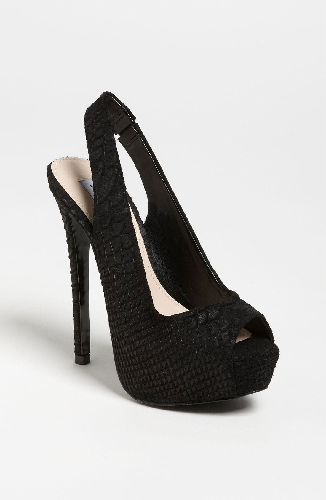 'Adin' Pump, Main, color, BLACK SUEDE