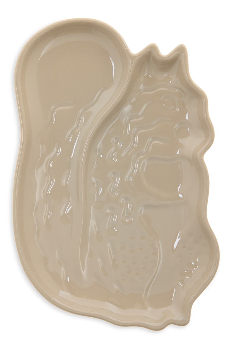Kurre Stoneware Plate, Main, color, LIGHT BROWN