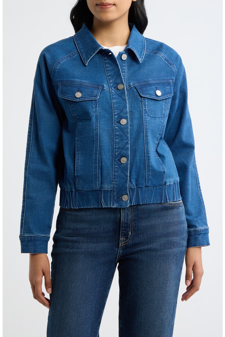 Denim Bomber Jacket, Alternate, color, MEDIUM INDIGO