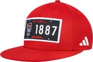 adidas Men's adidas  Red NC State Wolfpack Established Snapback Hat