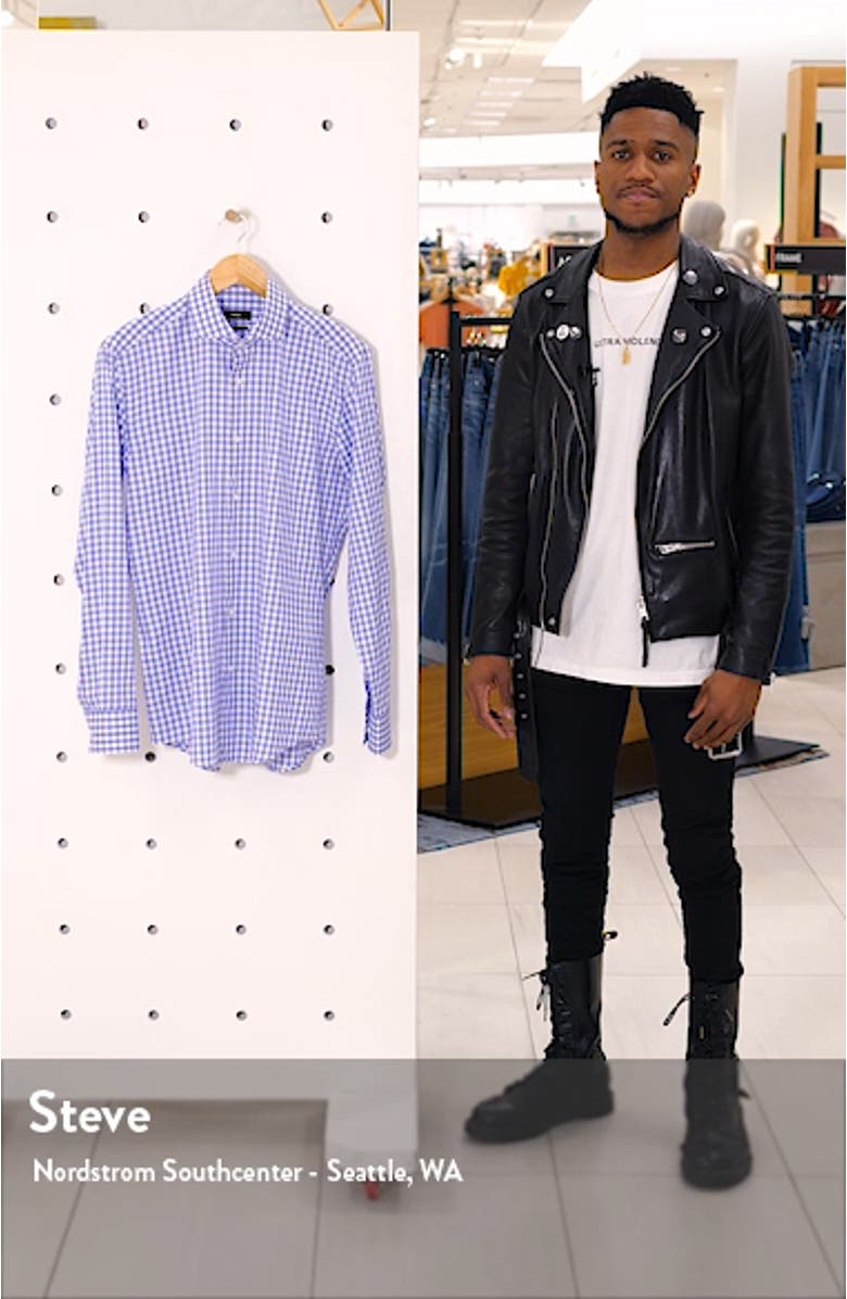 Slim Fit Check Dress Shirt, sales video thumbnail