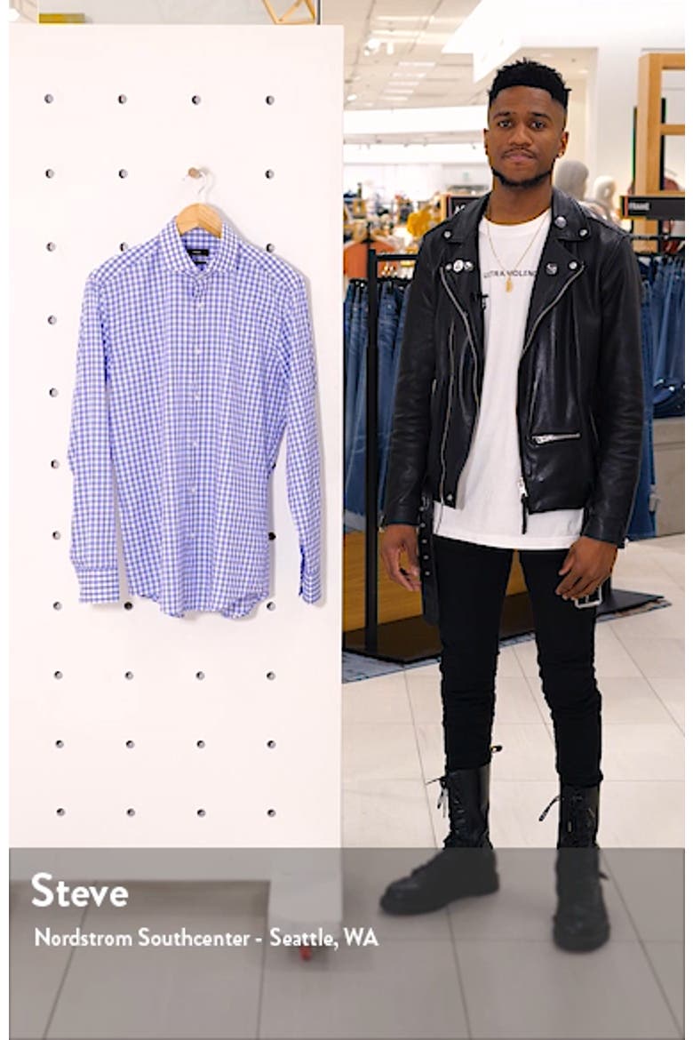 Slim Fit Check Dress Shirt video