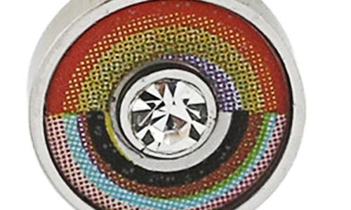 Rebl Rainbow Dangle Hoop Earrings