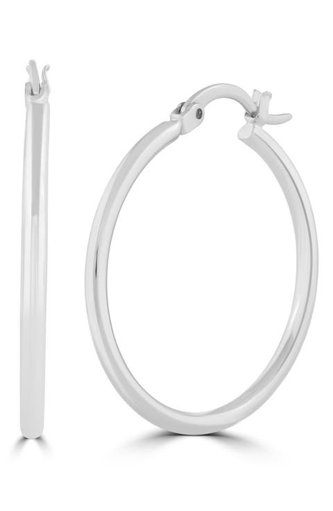 Polished Hoop Earrings