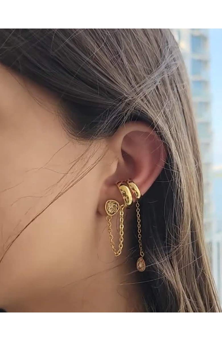 Daniela Millan Jewelry Ear Cuff and Dream Earring, Alternate, color, Gold