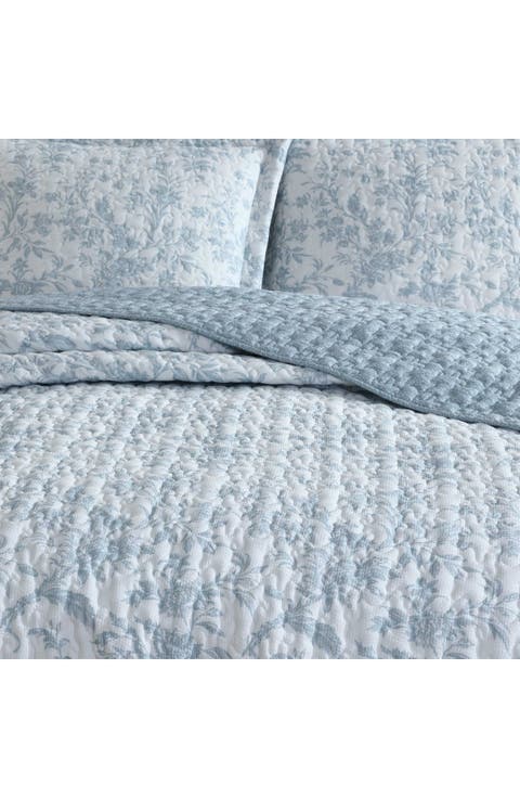 Amberly 3-Piece King Quilt & Sham Set