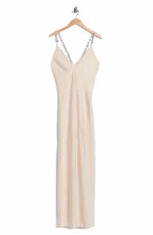 Saint Beaded Strap Gown