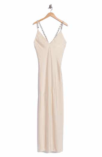 Saint Beaded Strap Gown