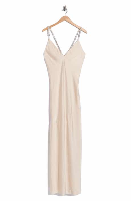 Saint Beaded Strap Gown