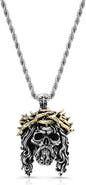 Room101 Jesus Skull Piece Pendant
