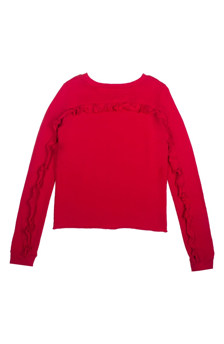 Hudson Kids Ruffle Sweatshirt, Main, color, 