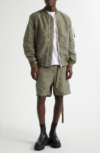Sacai Nylon Twill Bomber Jacket | Nordstrom