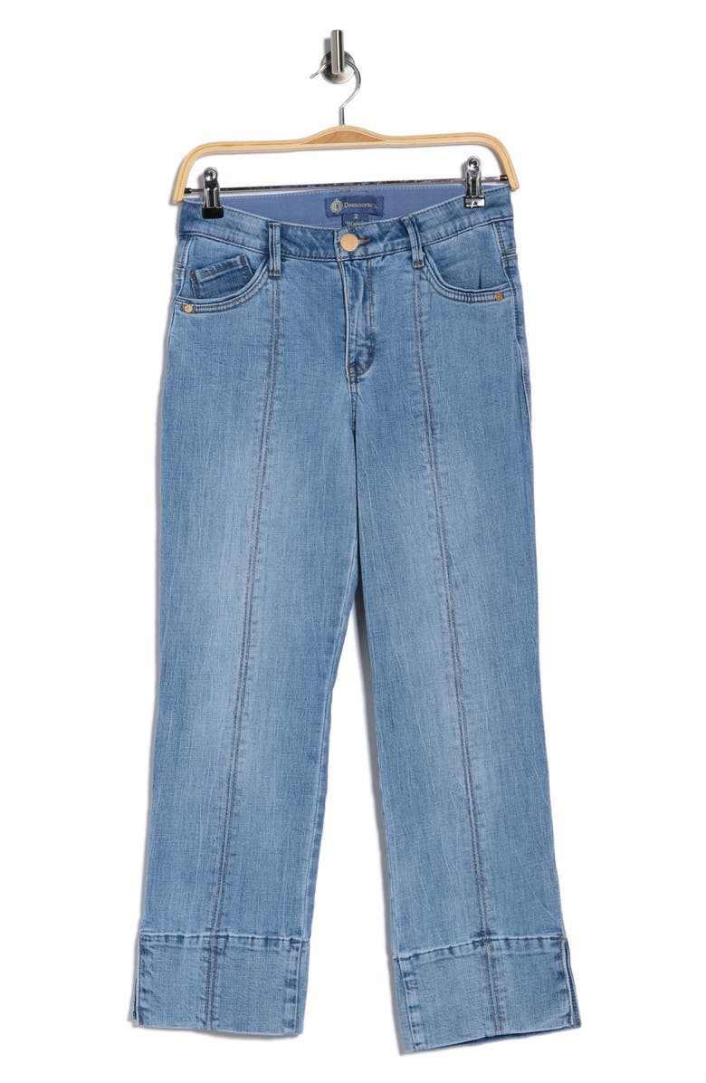 Democracy 'Ab'solution High Waist Crop Jeans, Main, color, Light Blue Artisanal