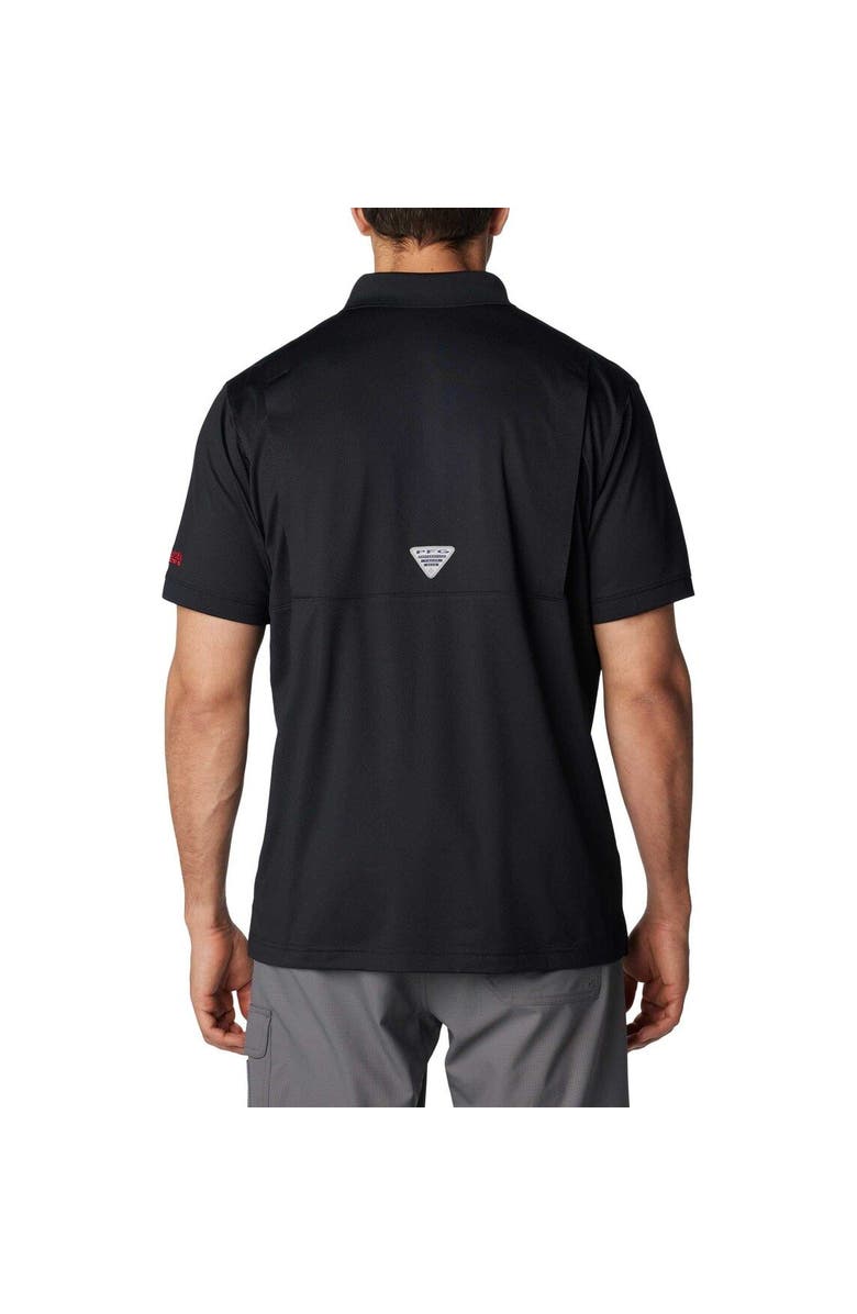 Columbia Men's Columbia Black Georgia Bulldogs PFG Tamiami Omni-Shade Polo, Alternate, color, Black