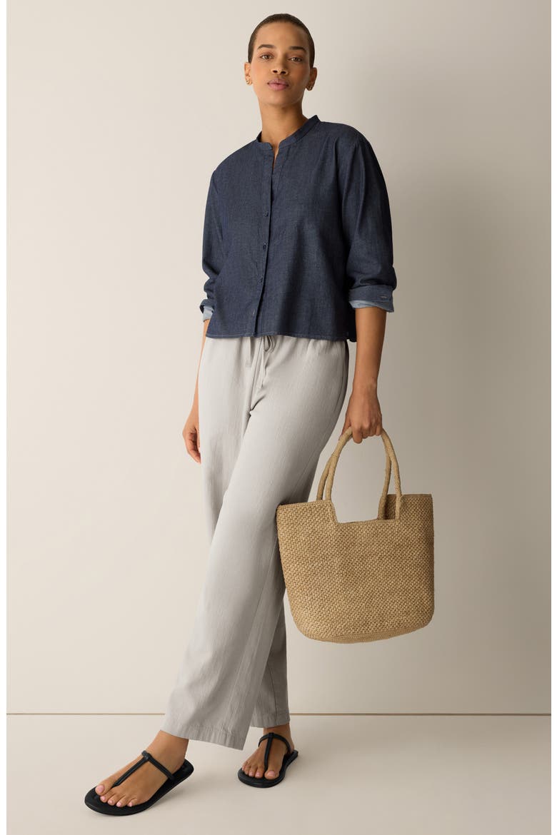 Organic Cotton Denim Shirt, Alternate, color, DENIM