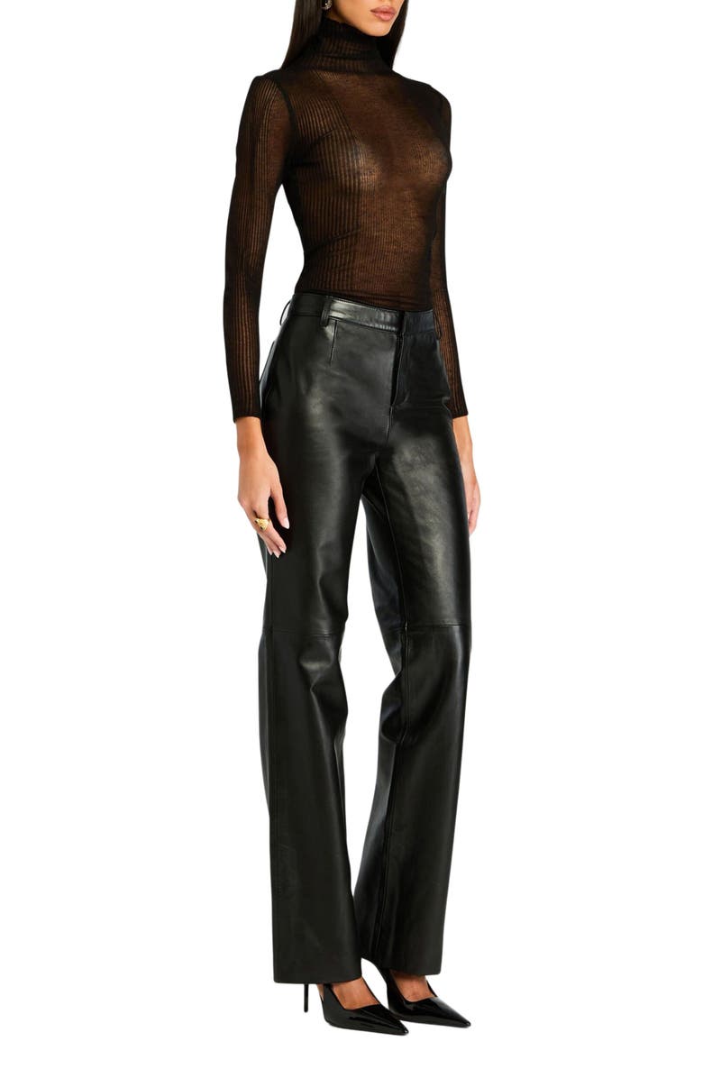 Retrofête Adelina Leather Pant, Alternate, color,