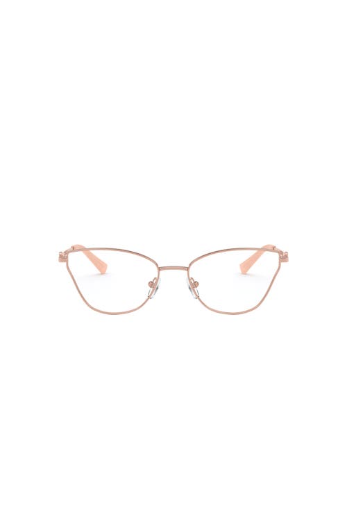 Michael Kors 56mm Cat Eye Optical Glasses In Gold