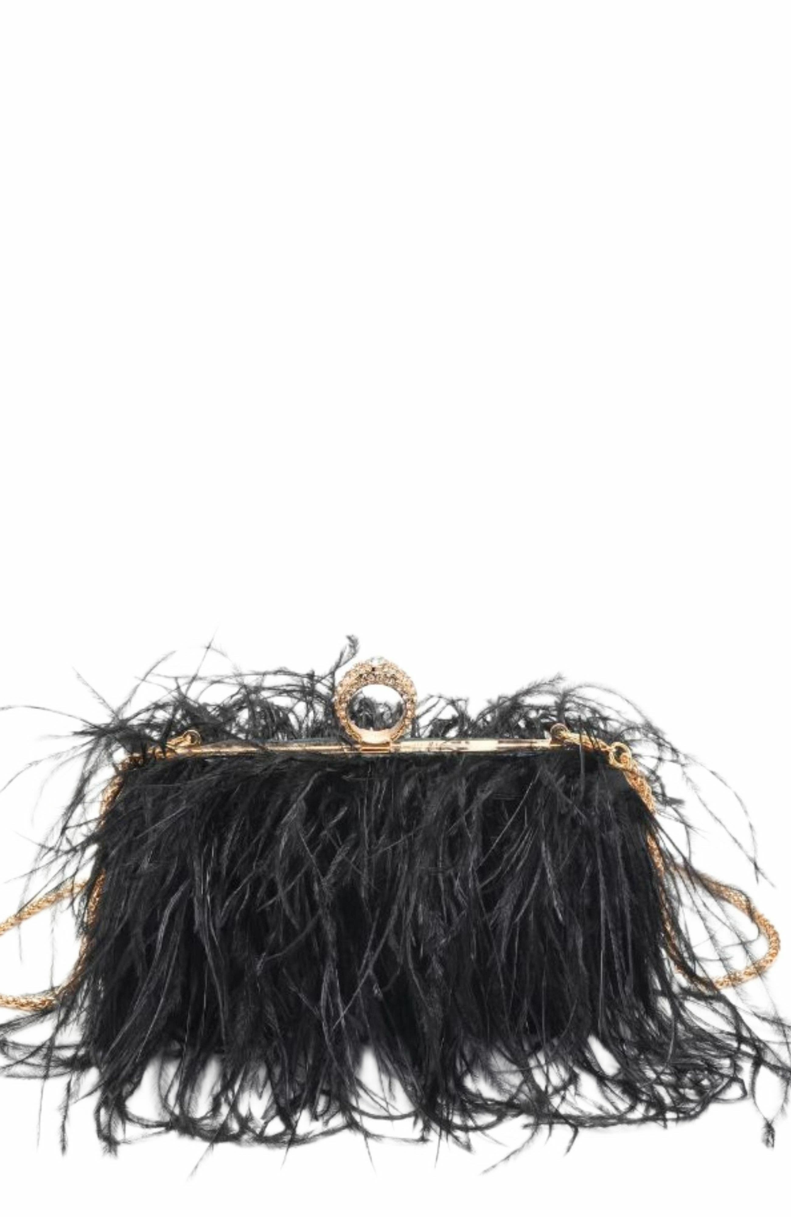 MODA LUXE Harlow Evening Bag, Alternate, color, Black