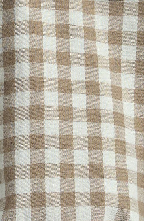 Pehr Plaid Long Sleeve Organic Cotton Flannel Romper In Multi