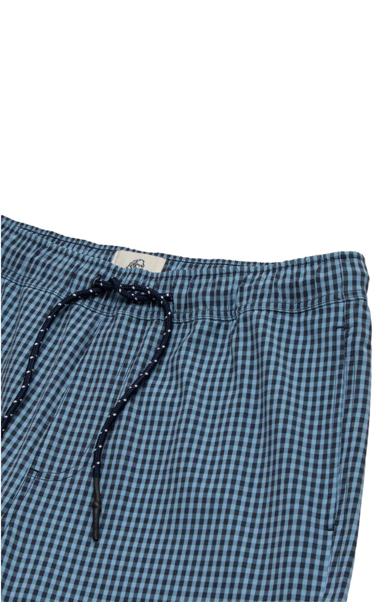 Surfside Supply Co. Jimmy 6.5" Gingham Volley, Alternate, color, Blue