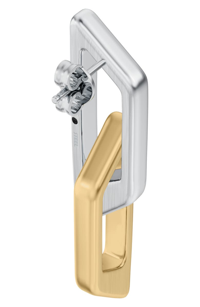 DIESEL<sup>®</sup> Two-Tone Single Drop Earring, Alternate, color, Two Tone