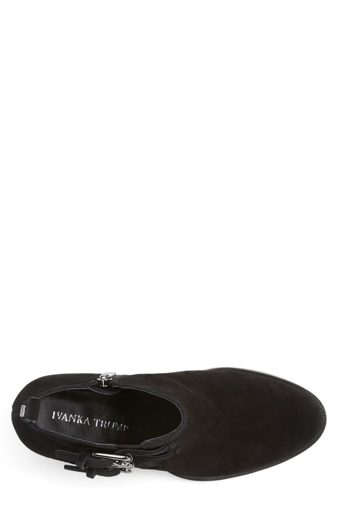 Ivanka Trump 'Taren' Suede Bootie, Alternate, color, 